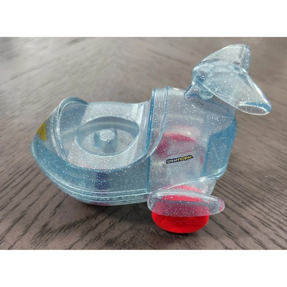 Fisher-Price Little People DC Super Friends‎ Wonder Woman Invisible Jet Glitter